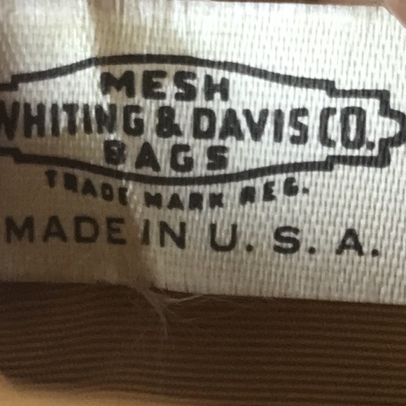 Vintage Whiting and Davis Co gold mesh bag - Picture 8 of 9